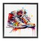 Stupell Industries Sneakers with Watercolor Drip Floating Frame, design by Creative Studio